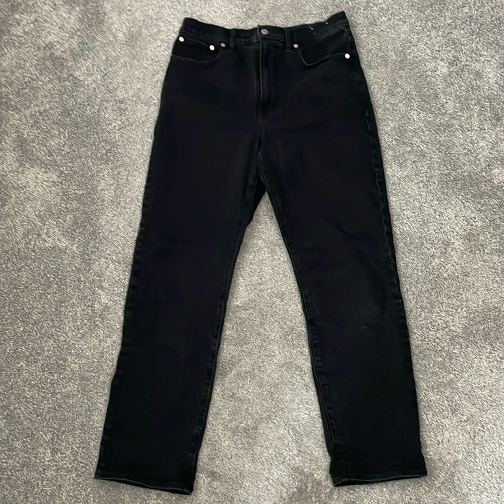 Madewell Women's Black Straight Leg Jeans